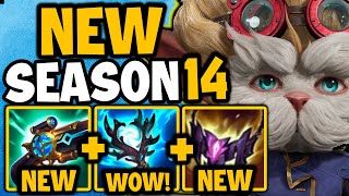 NEW SEASON 14 ITEMS GIVE HEIMERDINGER NUCLEAR DAMAGE ABSOLUTELY RIDICULOUS [upl. by Anihta]