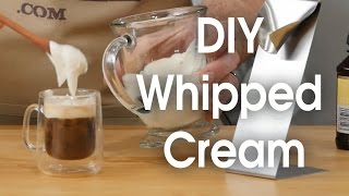 DIY whipped cream in 60 seconds [upl. by Wurster]