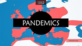 Major epidemics and pandemics  Summary on a Map [upl. by Millie]