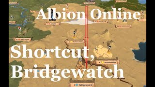 Albion Online  Caerleon to Bridgewatch fast almost safely [upl. by Goldin257]