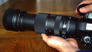 Sigma 100400mm f563 DG HSM C lens review Fullframe amp APSC [upl. by Latrell]