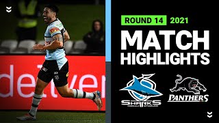 Sharks v Panthers Match Highlights  Round 14 2021  Telstra Premiership  NRL [upl. by Neelrad432]