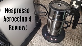 Nespresso Aeroccino 4 Milk Frother Review  Worth upgrading from the Aeroccino 3 [upl. by Holmann]