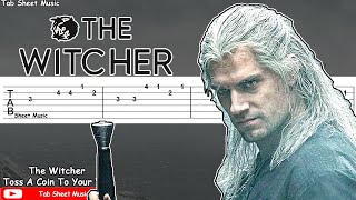 The Witcher  Toss A Coin To Your Witcher Jaskier Song Guitar Tutorial [upl. by Fari154]