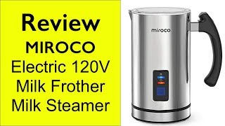 Review Miroco Milk Frother  How to make froth milk at home [upl. by Einittirb402]