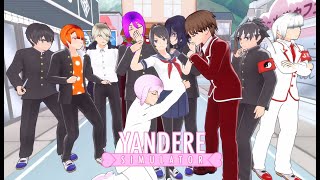 All Male Rivals x Ayano Reverse Harem  Yandere Simulator [upl. by Lunt494]