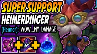 How to play Heimerdinger support in Season 14 [upl. by Nerine]