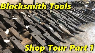 Blacksmith Tools Shop Tour Part 1 [upl. by Eniarol]