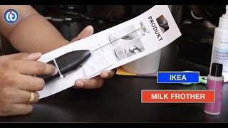 IKEA MILK FROTHER Review amp Battery Installation [upl. by Kancler]