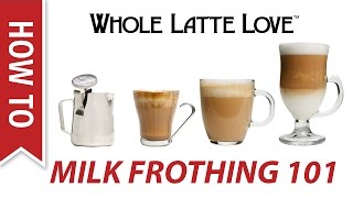 Milk Frothing for Beginners [upl. by Rochus]