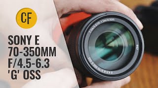 Sony E 70350mm f4563 G OSS lens review with samples [upl. by Sapphera645]