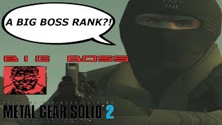 MGS2  Highly Edited Big Boss Rank Playthrough [upl. by Assecnirp]