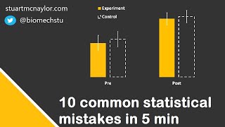 Ten Statistical Mistakes in 5 Min [upl. by Bourne]