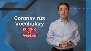 Coronavirus Vocabulary Epidemic vs Pandemic  WebMD [upl. by Rondi]