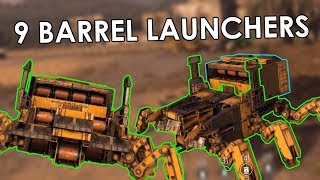 9 BARREL LAUNCHER SPIDER FUSION  Crossout [upl. by Yrol]