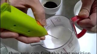 How To Make Latte Art with Mini Milk Frother [upl. by Picco]