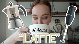 HOW TO MAKE A quotLATTEquot AT HOME moka pot  frother [upl. by Harras334]