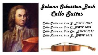 Johann Sebastian Bach  Cello suites in 432 Hz great for reading or studying [upl. by Ardnek]