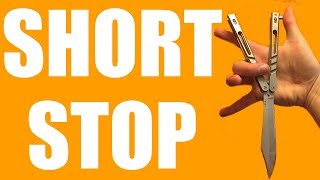 Balisong Tutorial  Shortstop  Advanced 24 [upl. by Kcarb]