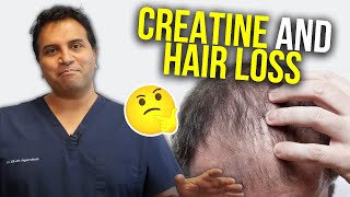 Does Creatine Cause Hair Loss  The Hair Loss Show [upl. by Ibocaj]