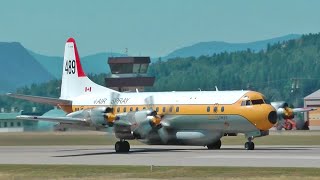 Lockheed L188 Electra Takeoff [upl. by Letsirhc]