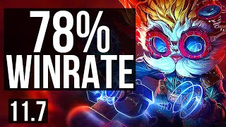 HEIMERDINGER vs SETT TOP  Penta Rank 3 Heimer 78 winrate 11 solo kills  TR Master  v117 [upl. by Milano]