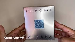 Azzaro  Chrome EDT unboxing [upl. by Aihsenrad]